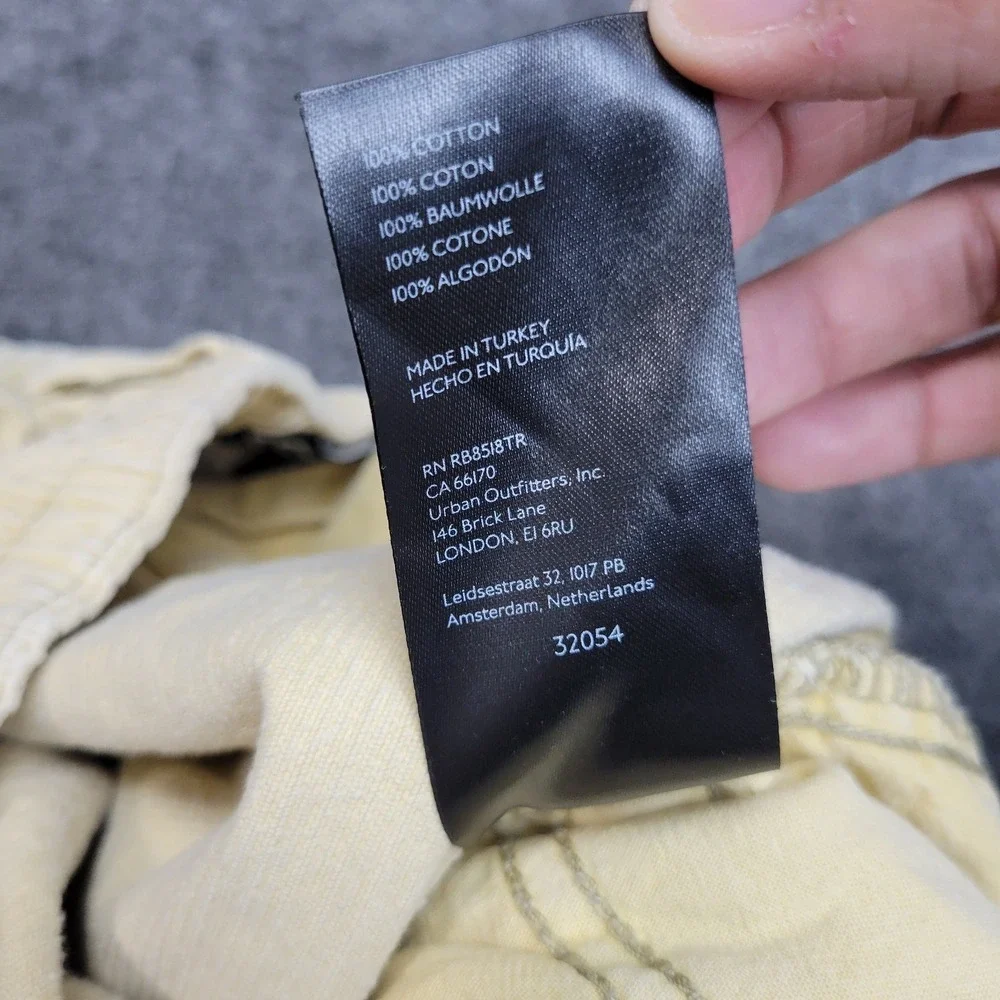 BDG Urban Outfitters Pants Womens XS Khaki Corduroy Y2K Cargo Pockets Street - Picture 12 of 12